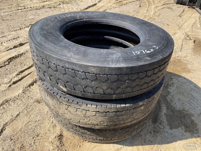 (3) 11R-24.5 tires